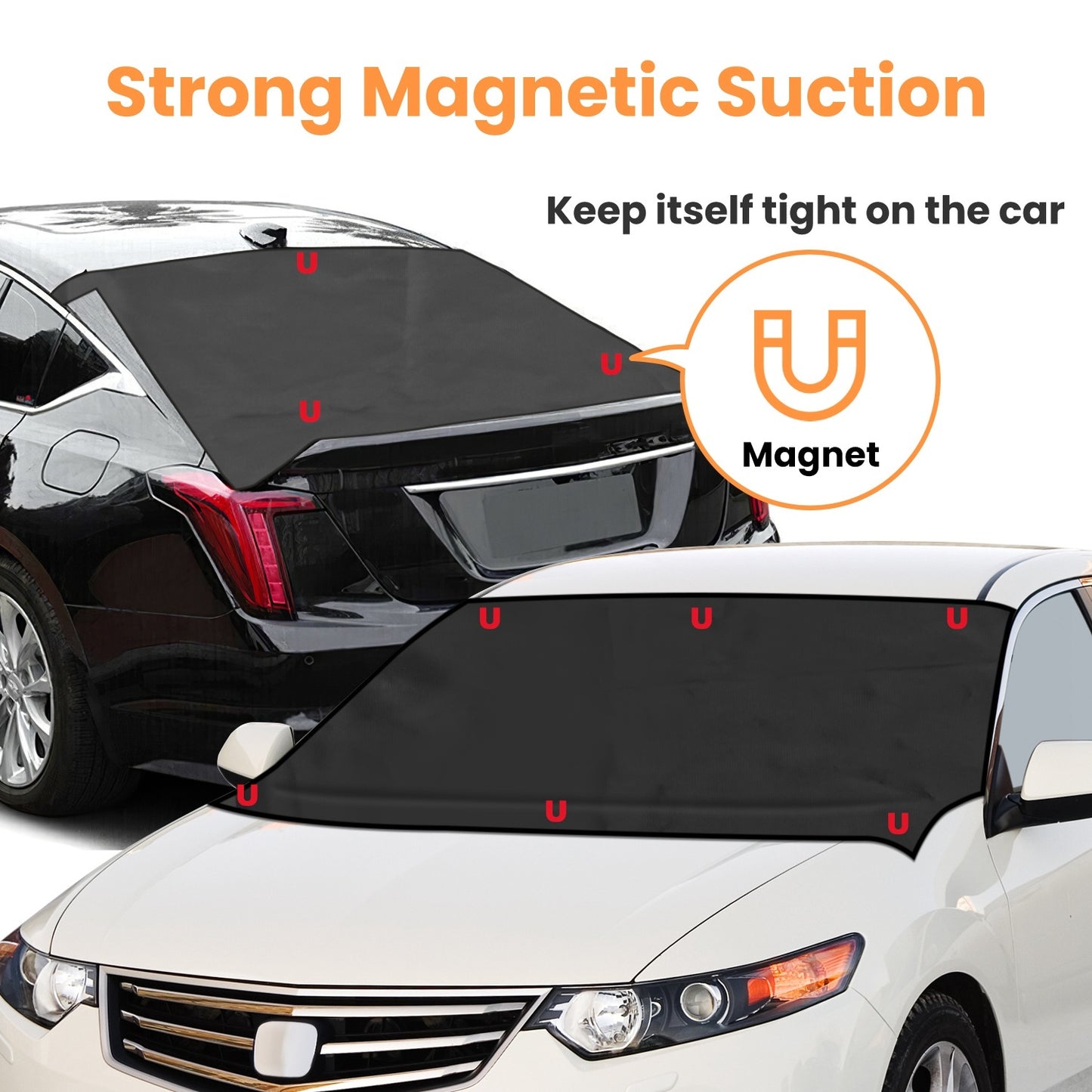 FrostGuard™ Magnetic Windshield Snow Cover (10-Second De-Ice)