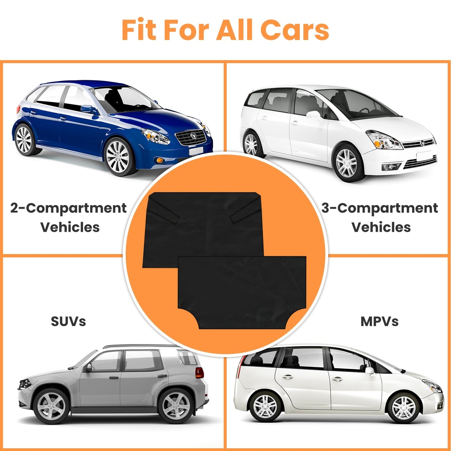 FrostGuard™ Magnetic Windshield Snow Cover (10-Second De-Ice)